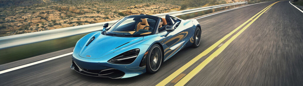 McLaren 720S Spider Blue